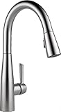 Delta Faucet 9113-AR-DST Essa Single Handle Pull-Down Kitchen Faucet with Magnetic Docking, Arctic Stainless