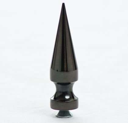 Black aluminum screw on spike for helmets rat rods helm…