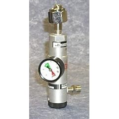 Allied Large Cylinder Oxygen Regulator 0-15 Lpm With Gauge Cga 540 Diss Fitting - Model 23003