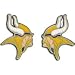 Minnesota Vikings Studded NFL Earrings (Set of 2)
