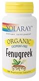 Solaray - Organic Fenugreek, 100 capsules