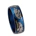 316L Stainless Steel Dragon Ring - Width: 8mm