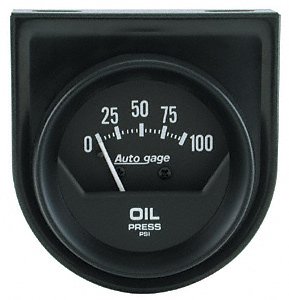 Auto Meter 2360 Autogage Mechanical Oil Pressure Individual Console Gauge