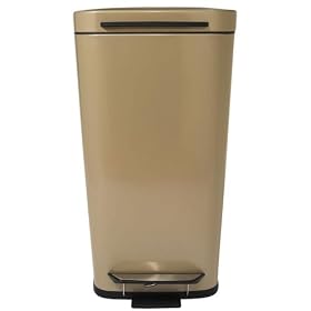 <b>Trash Can - Champagne Steel - 10 Gallons by OXO</b>