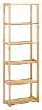 Produkt-Bild: Links 20600260 Wohnregal "Gina" 6 B&ouml;den 200 x 63 x 33