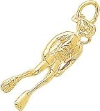 Scuba Diver Charm by Rembrandt Charms
