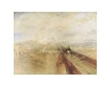 Rain, Steam And Speed - The Great Western Railway, before 1844, Art Poster by Joseph Mallord William Turner
