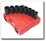 3/4 Drive Deep 8 Piece S.A.E. Impact Socket Set