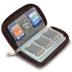 Memory Card Carrying Case, Black