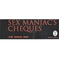 Sex Maniac's Cheques: For Adults Only (Gift)