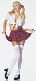 Sexy School Girl (Red) Adult