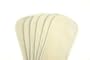 Kissaluvs Cotton Fleece Booster Doublers, 6 Pack, Unbleached
