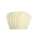 Kissaluvs Cotton Fleece Booster Doublers, 6 Pack, Unbleached