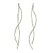 SHAESBY- Extra Long Yellow Gold Thread-Thru Earring