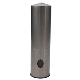 Faringdon Electric Stainless Steel Pepper / Salt Mill with light