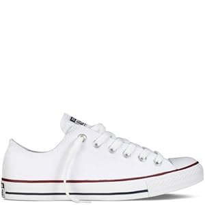 Converse Men's All Star Chuck Taylor M7652 Optical White M7652 Canvas Lo Ox - MEN 14 M US / WOMEN 16 M US