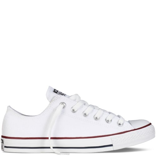 Converse Men's All Star Chuck Taylor M7652 Optical White M7652 Canvas Lo Ox - MEN 8 M US / WOMEN 10 M US