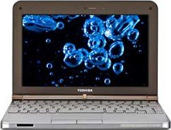 Toshiba Mini NB205-N310/BN 10.1-Inch Sable Brown Netbook - 9 Hour Battery Life
