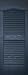 Exterior Vinyl Louver Shutter 14x47 Fits 44
