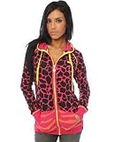 Luxirie by LRG - Luxirie by LRG The Welcome To The Jungle Hoody in Magenta,Sweatshirts for Women