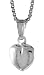 Sterling Silver Tiny Hollow Heart Charm