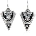 Oakland Raiders Dangle Earrings - NFL Football Fan Shop Sports Team Merchandise