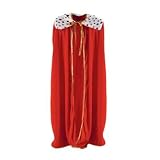 Adult King/Queen Robe (red) Party Accessory (1 count) (1/Pkg)