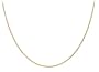 14k Yellow Gold .7mm Wheat Chain Necklace, 20"