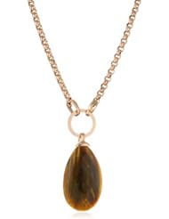 1AR by UnoAerre 18k Rose Gold Plated Horn Necklace