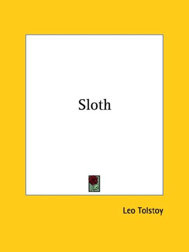 Sloth under Tolstoy, Leo in The Books Store