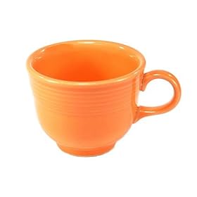 Fiesta Tangerine 452 7-3 4-Ounce Coffee Cup by Fiesta