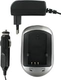 Chargeur pour KODAK EASYSHARE Z7590, 220V + allume-cigare