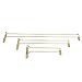 Adcraft BRGH-16/PKG 16 Inch Length, Brass Wire Glass Hanger (Pack of 2)