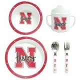 Nebraska Cornhuskers NCAA Children's 5 Piece Dinner Set