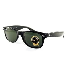 RAY BAN 2132 RB2132 901 BLACK PLASTIC CRYSTAL GRAY GRADIENT SUNGLASSES, 52mm, Free Shipping!