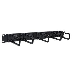Tripp Lite SmartRack - Rack cable management kit (horizontal) - black - 1U - 19"