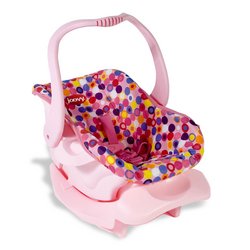 Just-Like-Mine Doll or Stuffed Toy Car Seat - Pink Dot by Joovy