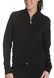 Russell Athletic Women's Motion French Terry Jacket, Blackness, Small