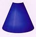Cobalt Oriental Glass Steel Corded Pendant Lamp