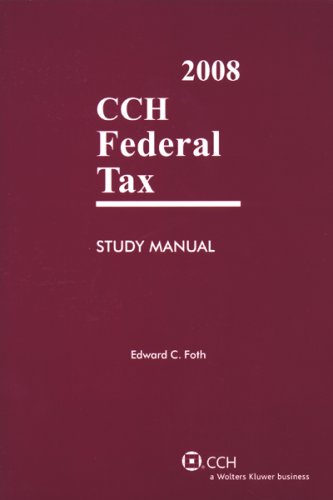 federal tax study manual 2008
