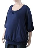 Motherhood Maternity: Plus Size 3/4 Sleeve Scoop Neck Maternity T Shirt