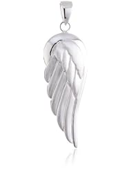 VINANI brand Germany 925 Sterling Silver Women Pendant big Wing matte/shiny Angel AFMG-EZ