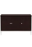Amanda Wood-door Lowboy Three-door Dark Brown