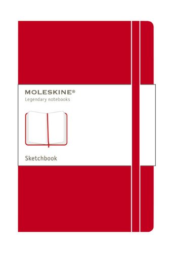 Moleskine Sketch-Book Large, Hard Red for Art (Moleskine Legendary Notebooks)