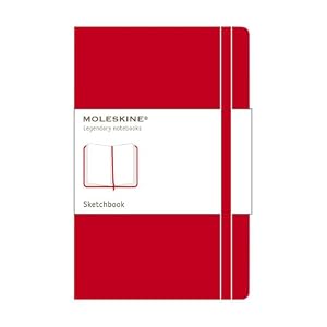 Moleskine Sketch-Book Pocket, Hard Red (Moleskine Legendary Notebooks)