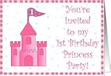 Invitation - Princess Theme Birthday Card