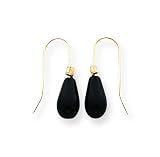 14k Onyx Drop Earrings