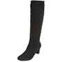 Aquatalia by Marvin K. Women's Nori Knee-High Boot,Black Nappa Suede,6.5 M US