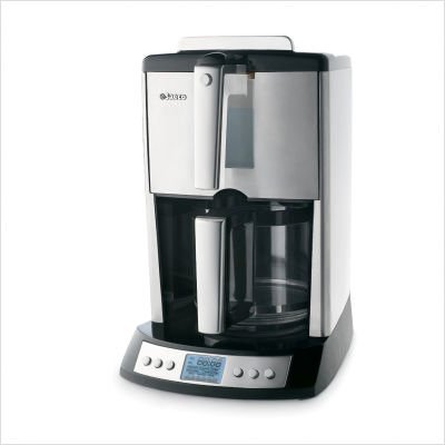 Easy Fill Drip Coffeemaker with Glass Carafe in Stainless Steel