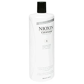 Nioxin Cleanser for Fine Hair, System 1, Natural Hair, 33.8-Ounce Bottle by Nioxin